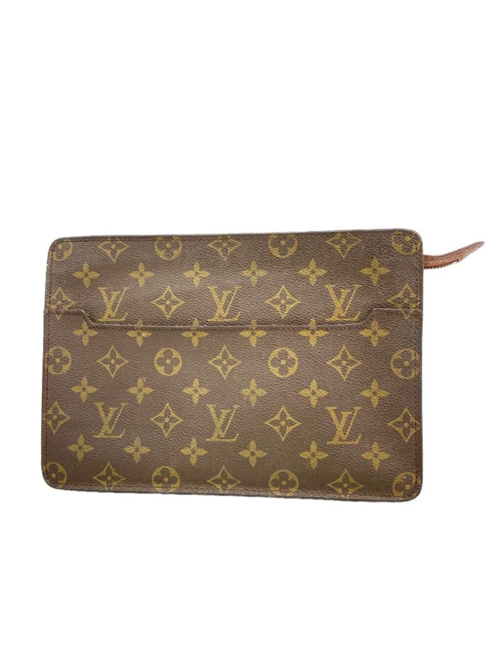 Louis Vuitton Clutch Monogram Pochette Homme Brown
